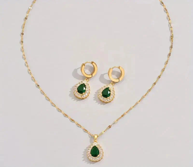 Conjunto de joyas Rheya Lysandelle | Oro