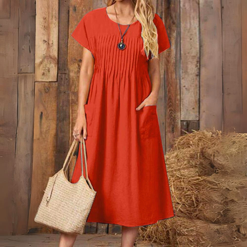 Luniya | Vestido de Día de Corte Relajado