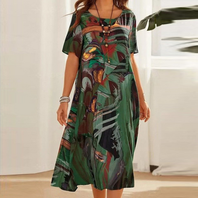 Mira | Vestido Casual Plus Size con Cinturón Ajustable