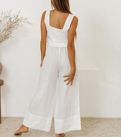 Mila | Conjunto Minimalista de Blusa y Pantalón Fluido