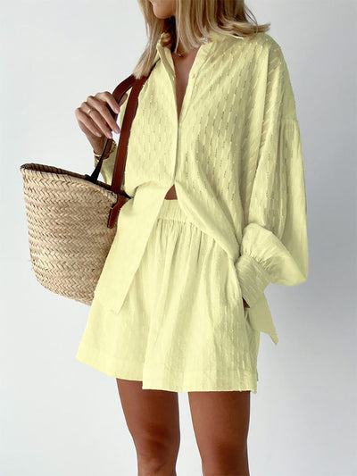 Eliza | Conjunto Ligero de Blusa y Shorts