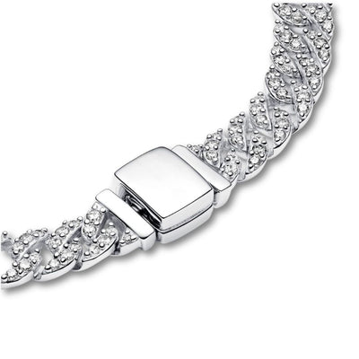 Pulsera Cuban de Moissanita