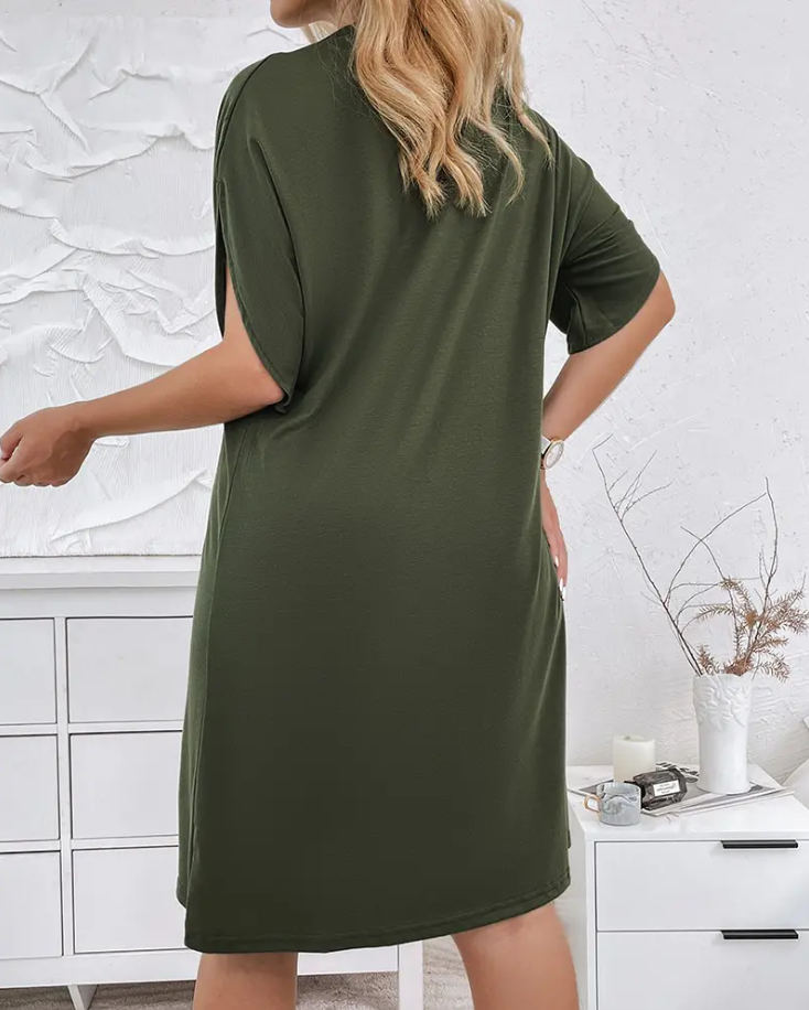 Clairene | Vestido Elegante de Mujer con Mangas 3/4