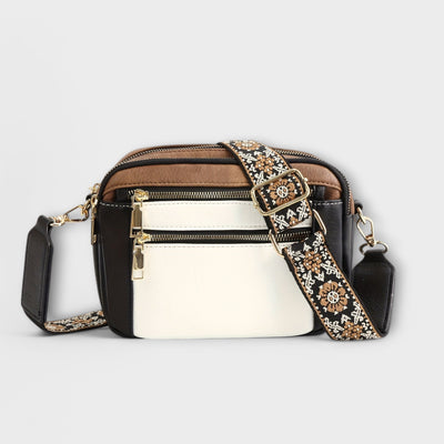 Bolsa cruzada de cuero vegano