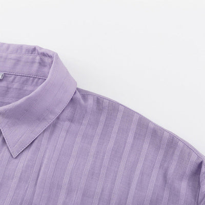 Violet | Conjunto Fresco de Camisa Abotonada y Shorts