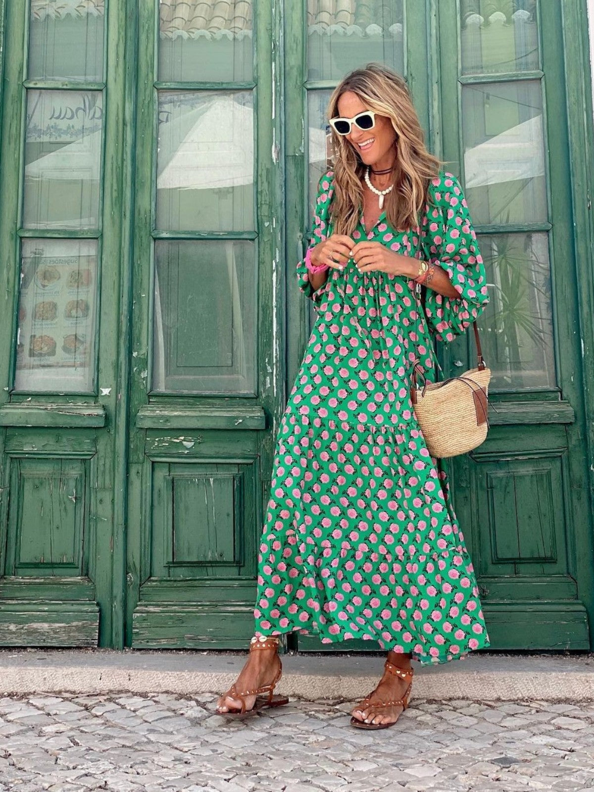 Luna | Vestido Maxi de Estilo Bohemio