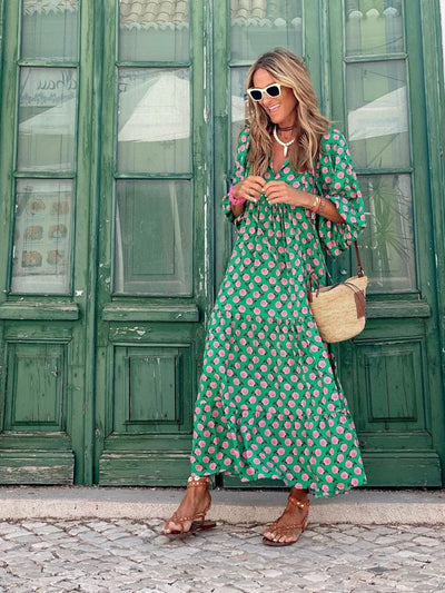 Luna | Vestido Maxi de Estilo Bohemio