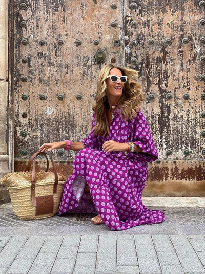 Luna | Vestido Maxi de Estilo Bohemio