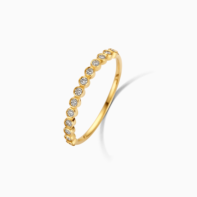 Anillo burbuja de diamantes