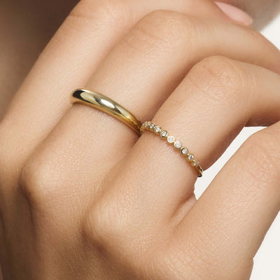 Anillo burbuja de diamantes