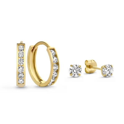Juego de Aretes de Piedra Dara Brillane