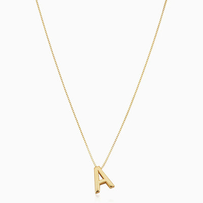 Collar inicial de carta de amor