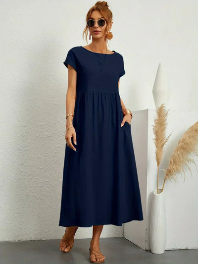 Sarina | Vestido Ligero de Algodón con Bolsillos