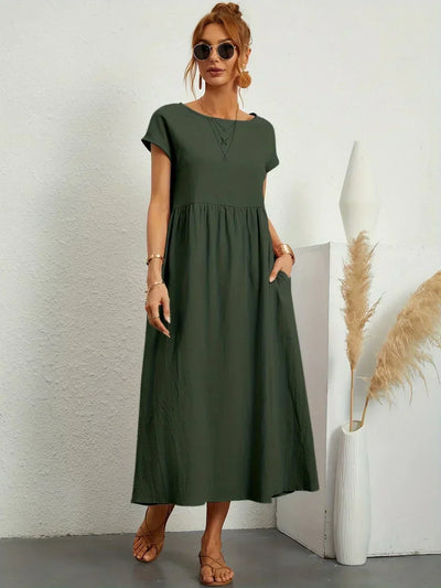 Sarina | Vestido Ligero de Algodón con Bolsillos