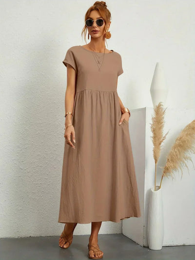 Sarina | Vestido Ligero de Algodón con Bolsillos