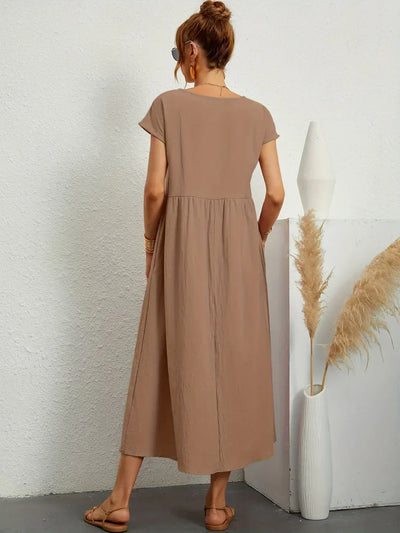 Sarina | Vestido Ligero de Algodón con Bolsillos