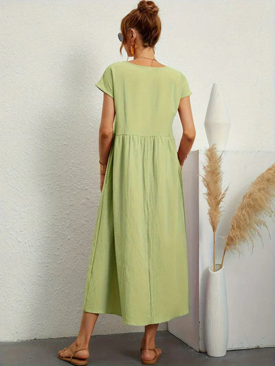 Sarina | Vestido Ligero de Algodón con Bolsillos