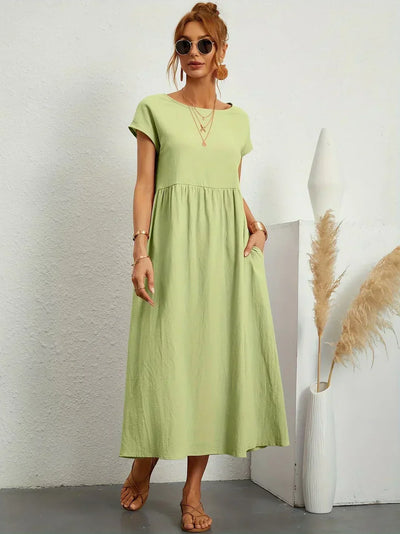 Sarina | Vestido Ligero de Algodón con Bolsillos