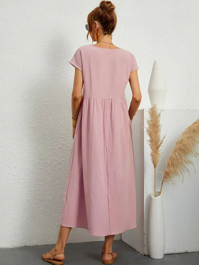 Sarina | Vestido Ligero de Algodón con Bolsillos