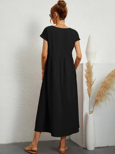 Sarina | Vestido Ligero de Algodón con Bolsillos