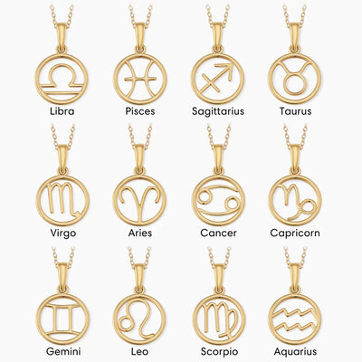 Collar de signo del zodiaco