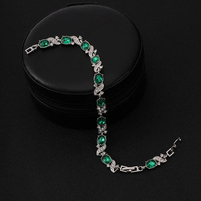 Pulsera Giada Bellini | Oro blanco