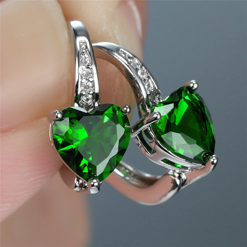 Pendientes Lunara Greystelle | Oro blanco
