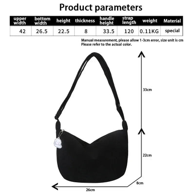 Bolsos de hombro de Cordura para mujeres