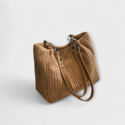 Bolso de hombro de terciopelo suave