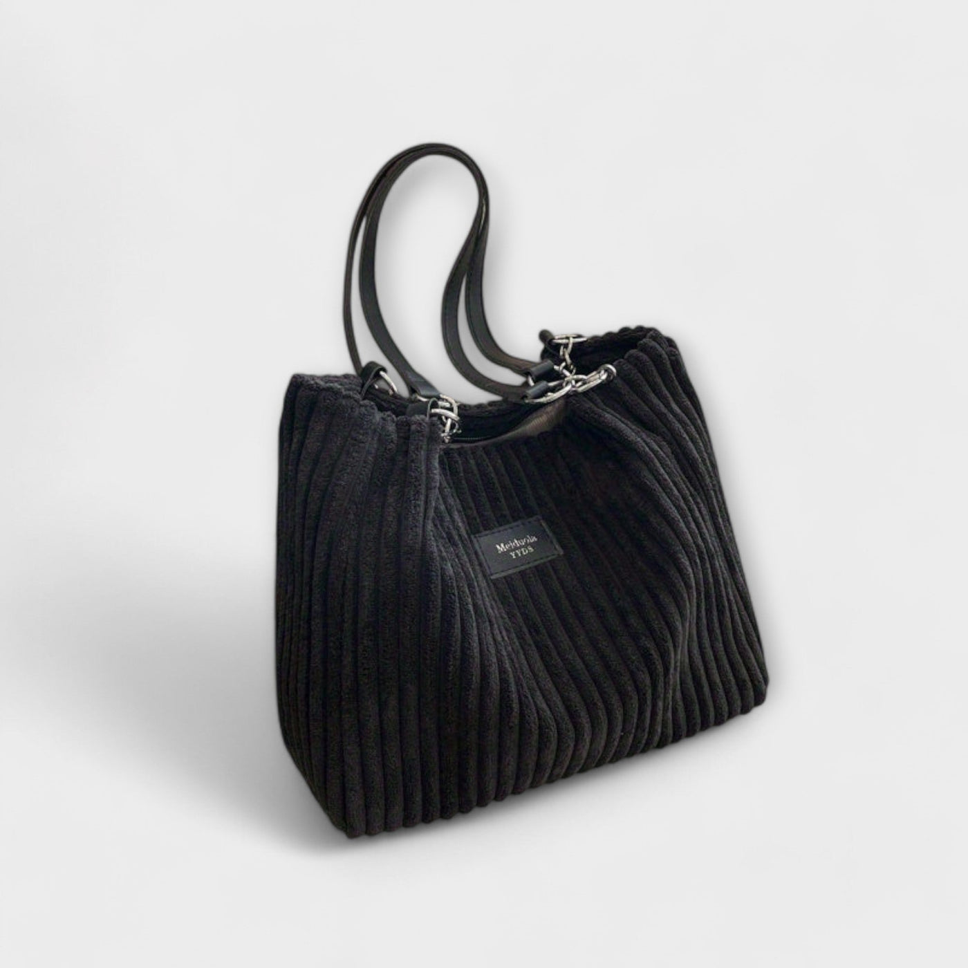 Bolso de hombro de terciopelo suave