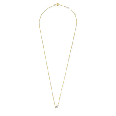 Collar con piedra de Moissanita Cléa