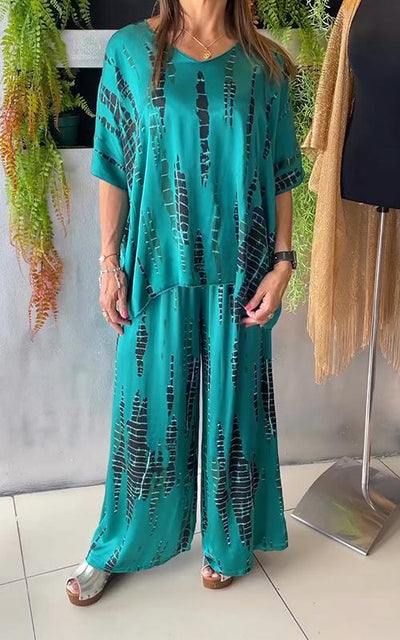 Maria | Conjunto Casual Estampado