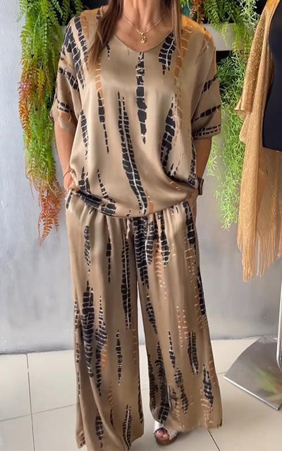 Maria | Conjunto Casual Estampado