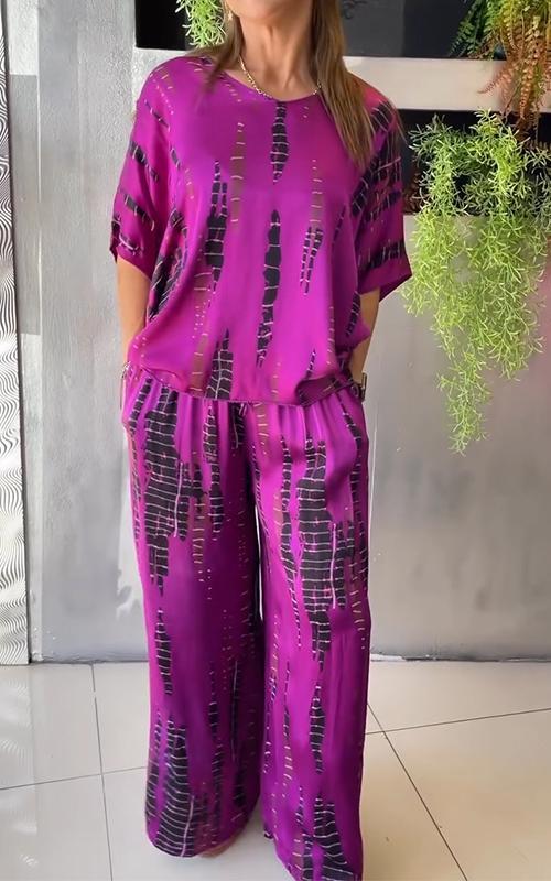 Maria | Conjunto Casual Estampado