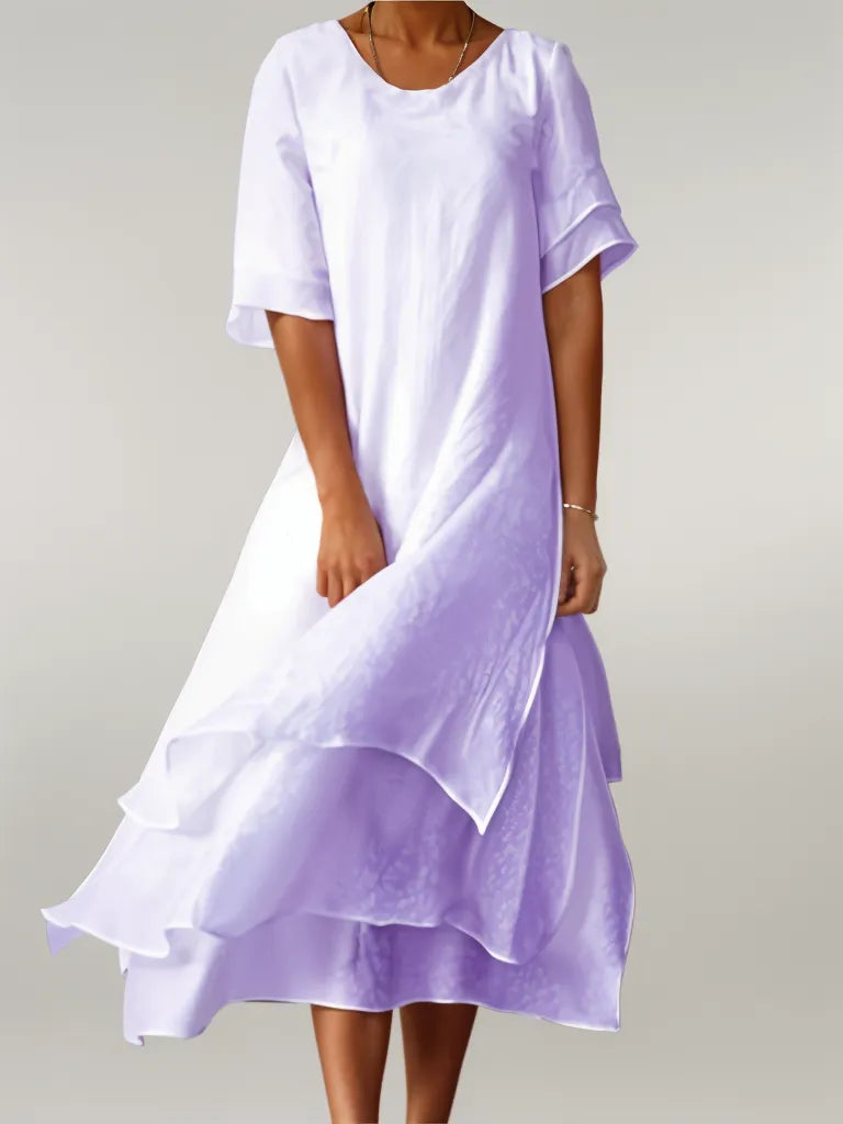 Abigail | Vestido con Escote en V Irregular