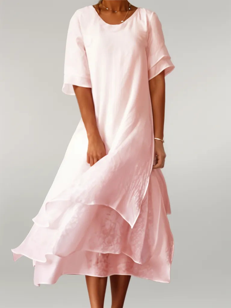 Abigail | Vestido con Escote en V Irregular