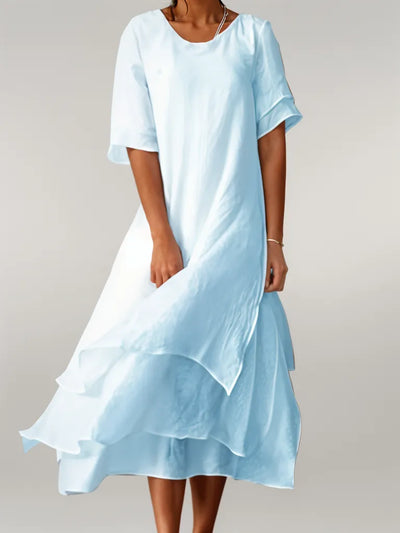 Abigail | Vestido con Escote en V Irregular